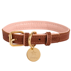 Dog Collar (color: Bella Rose, size: small)